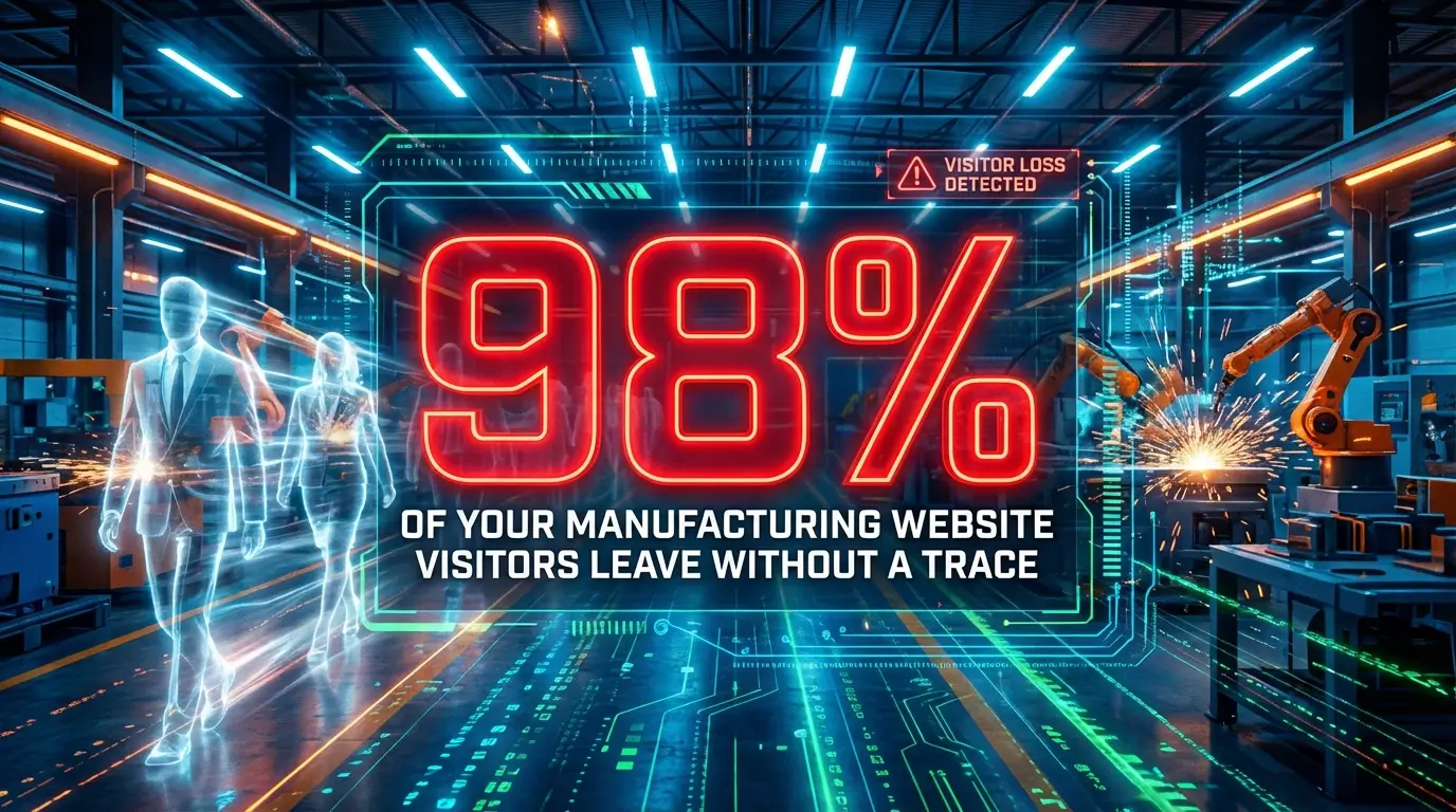 Manufacturing website visitor tracking and lead capture strategies for 2026