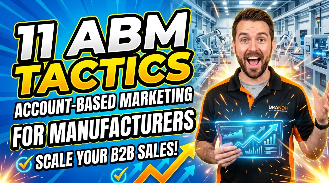 Account-based marketing tactics for manufacturing companies