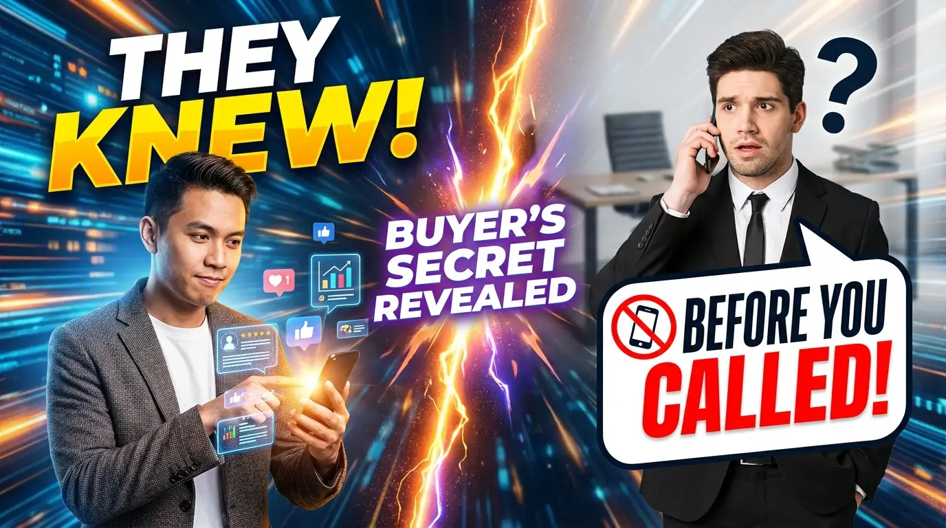 Manufacturing buyer researching suppliers on a laptop before making a purchase decision