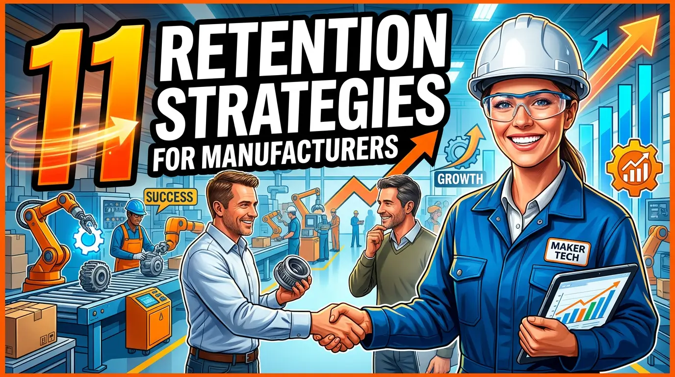 Customer retention strategies for manufacturers
