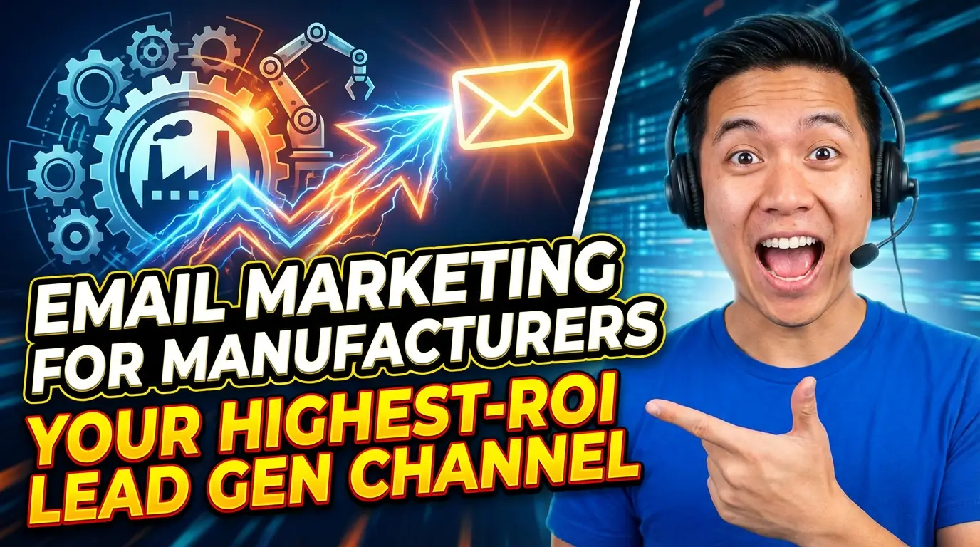 Email marketing lead generation strategy for B2B manufacturers