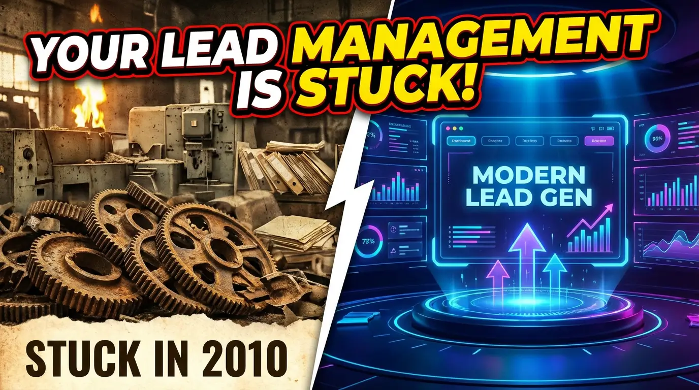 Modern manufacturing lead management engine with unified data and signal scoring