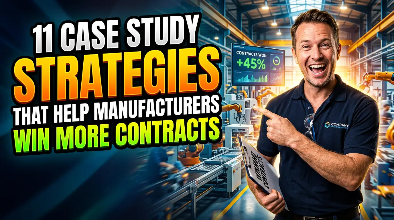 Manufacturing case study strategies to win more contracts