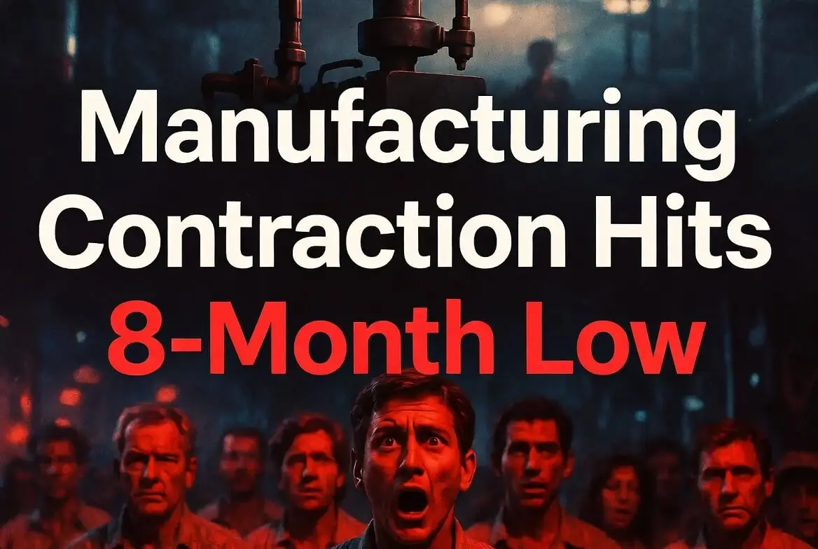 Manufacturing facility with workers and machinery