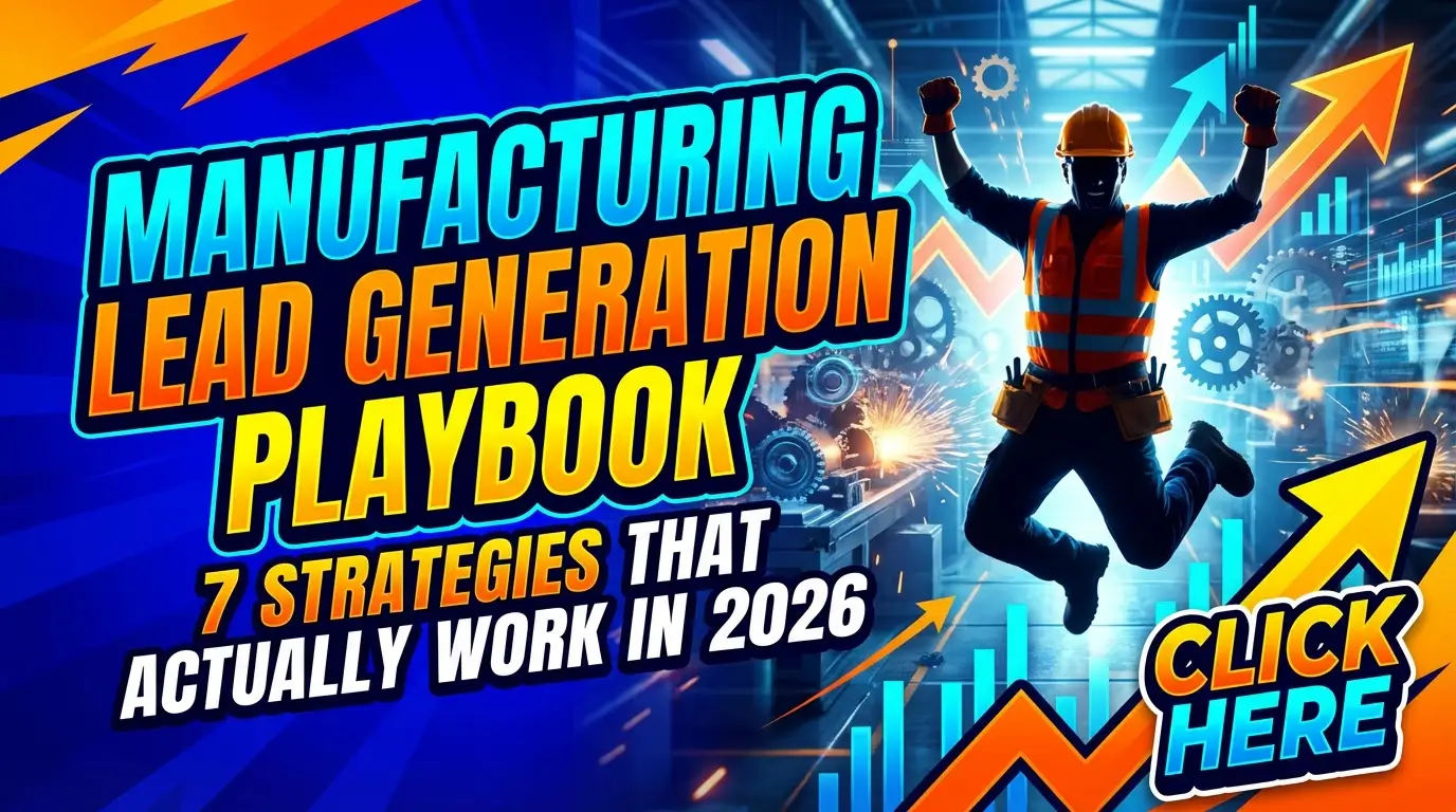 Manufacturing Lead Generation Playbook 2026