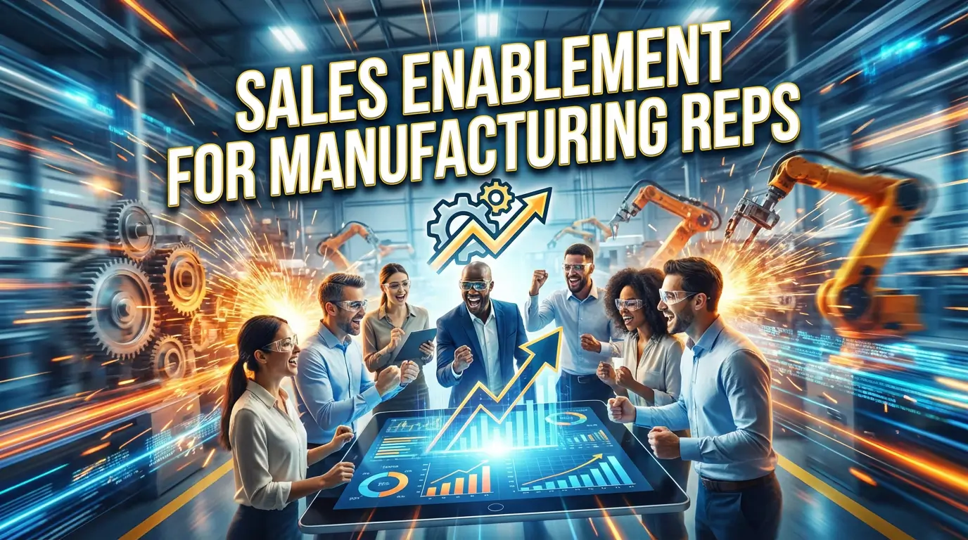 Sales enablement for manufacturing reps — close more B2B deals
