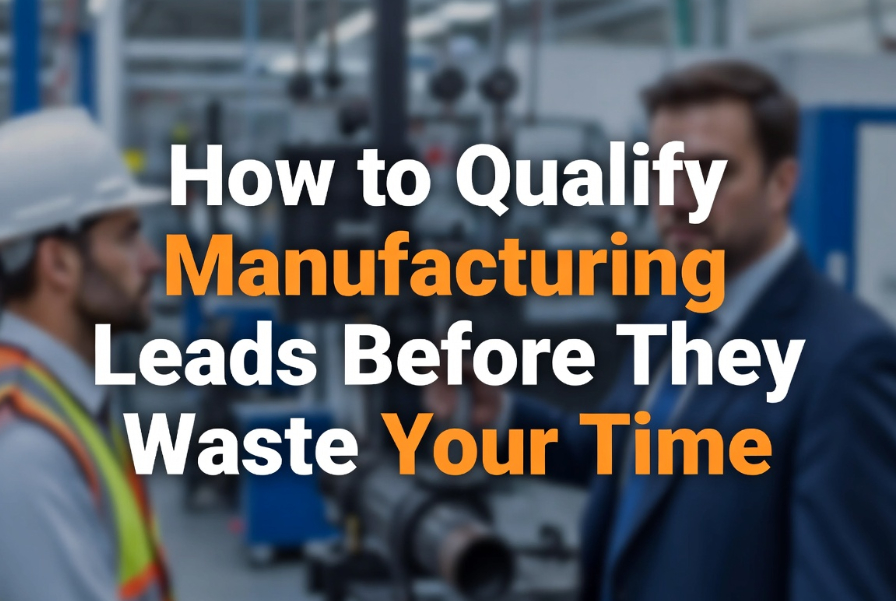 Lead qualification process for manufacturing companies